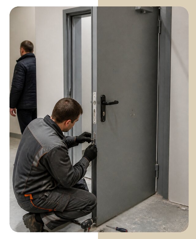 Ремонт противопожарной двери в Одинцове по цене 6731 р. | ДвериЛегко-Днц